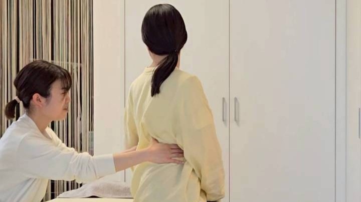 丁寧な施術の様子